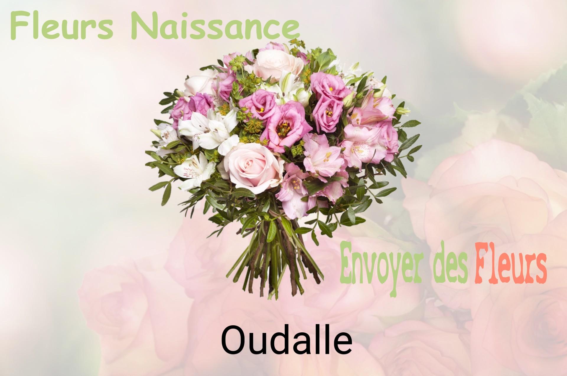 Bouquet de fleurs de naissance livré à Oudalle